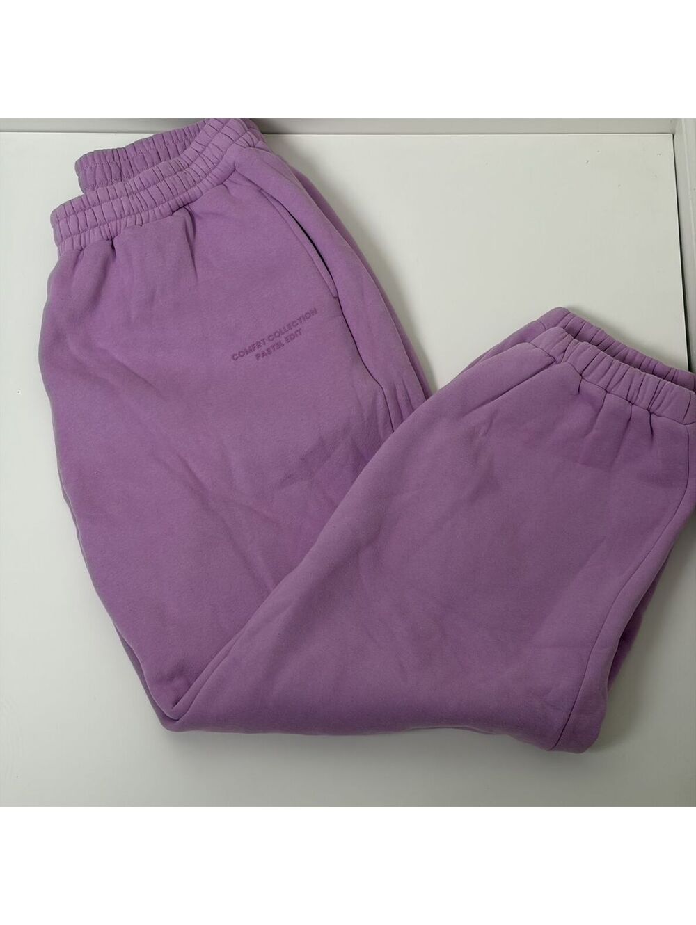 COMFRT NWOT Pastel Edit Sweatpants Lilac Size XL image 2